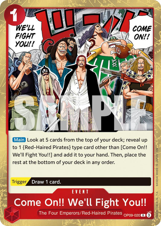 One Piece Card Game: Come On!! We'll Fight You!! (Reprint) card image