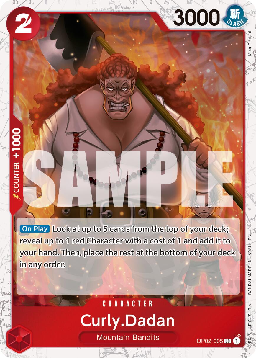 One Piece Card Game: Curly.Dadan (Pirate Foil) card image