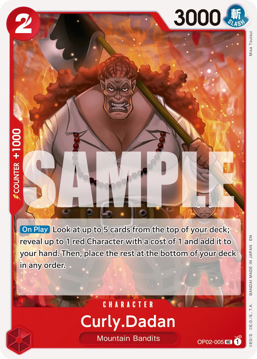 One Piece Card Game: Curly.Dadan (Reprint) card image