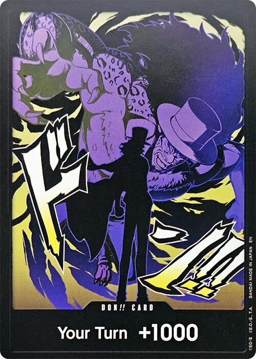 One Piece Card Game: DON!! Card (Rob Lucci) card image