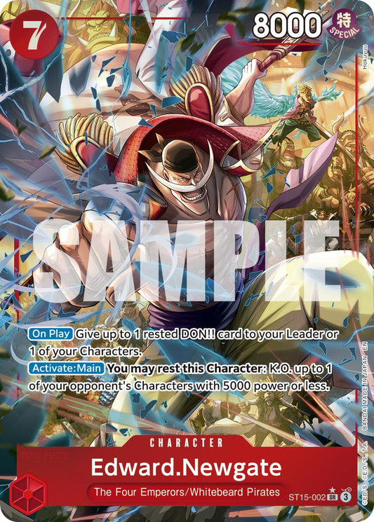 One Piece Card Game: Edward.Newgate - ST15-002 (Alternate Art) card image