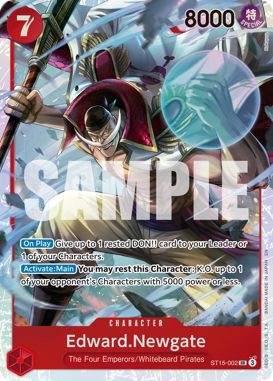 One Piece Card Game: Edward.Newgate - ST15-002 (Reprint) card image
