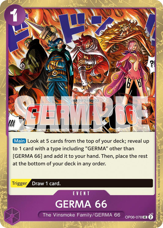 One Piece Card Game: GERMA 66 (Pirate Foil) card image