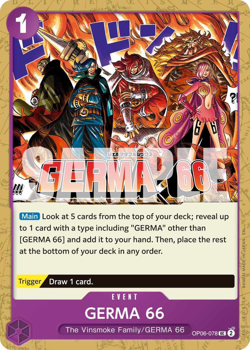 One Piece Card Game: GERMA 66 (Reprint) card image