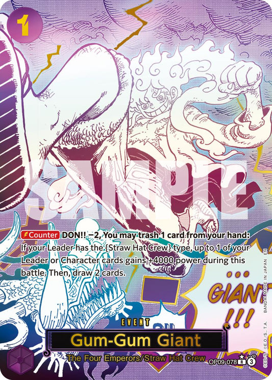 One Piece Card Game: Gum-Gum Giant (Manga) card image