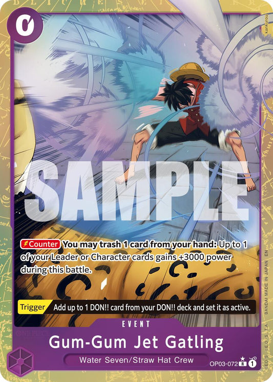 One Piece Card Game: Gum-Gum Jet Gatling (Alternate Art) card image