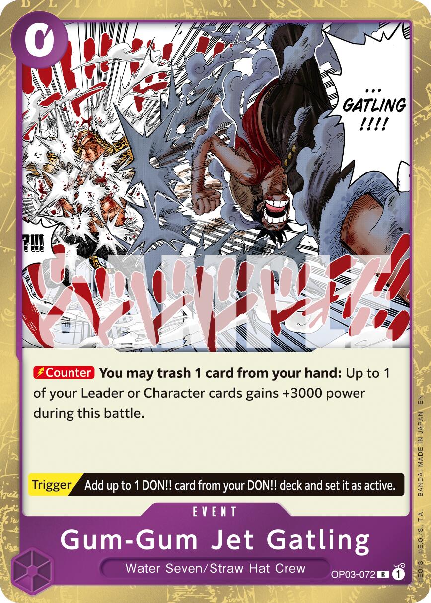 One Piece Card Game: Gum-Gum Jet Gatling (Reprint) card image