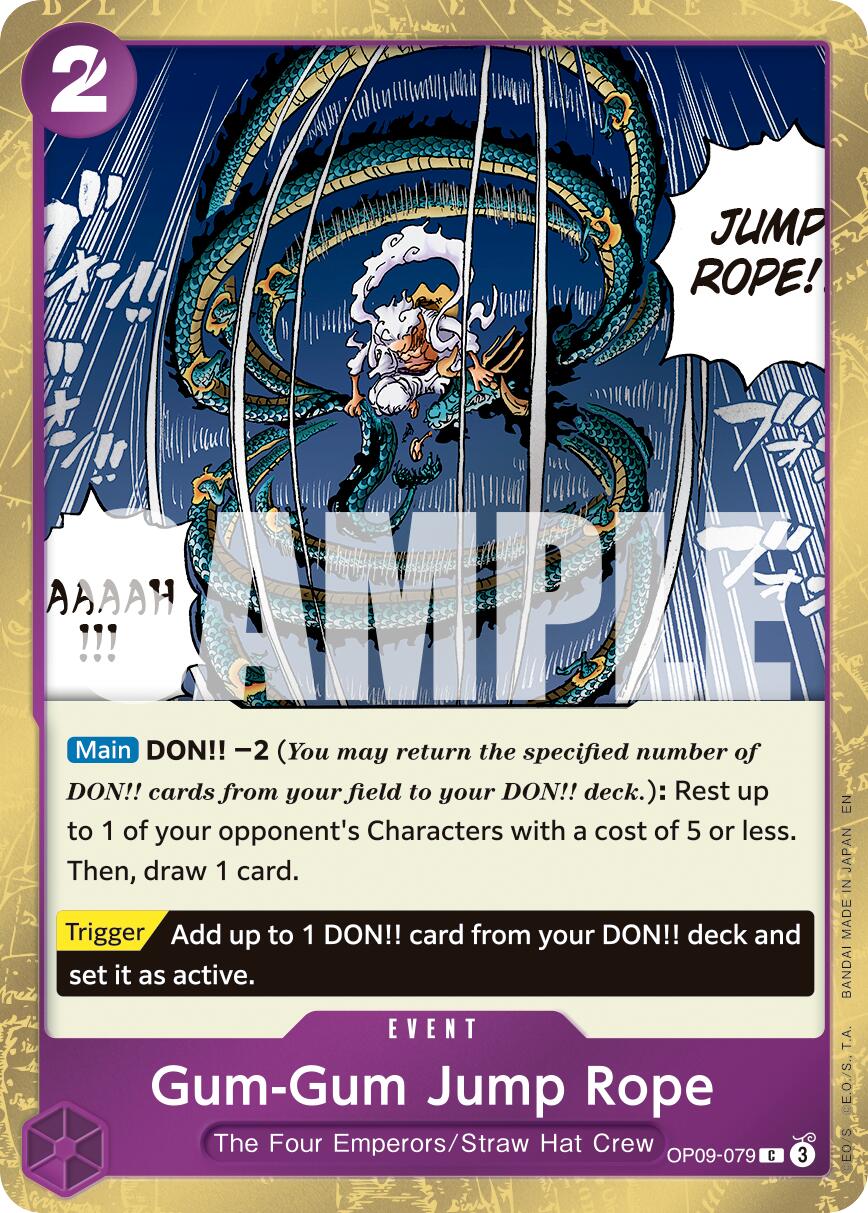 One Piece Card Game: Gum-Gum Jump Rope (Pirate Foil) card image