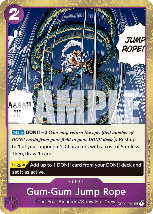 One Piece Card Game: Gum-Gum Jump Rope (Pirate Foil) card image