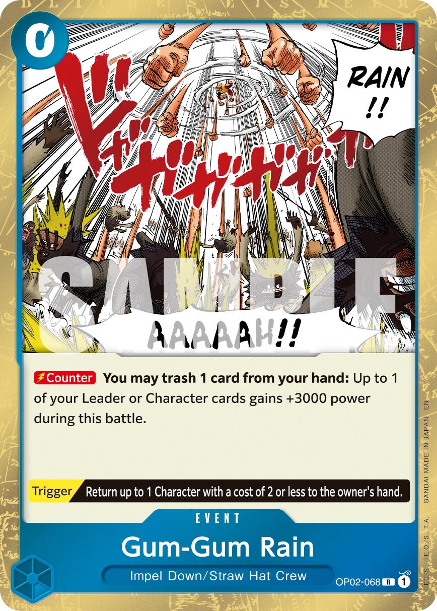 One Piece Card Game: Gum-Gum Rain (Reprint) card image
