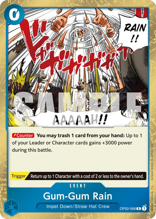 One Piece Card Game: Gum-Gum Rain (Reprint) card image