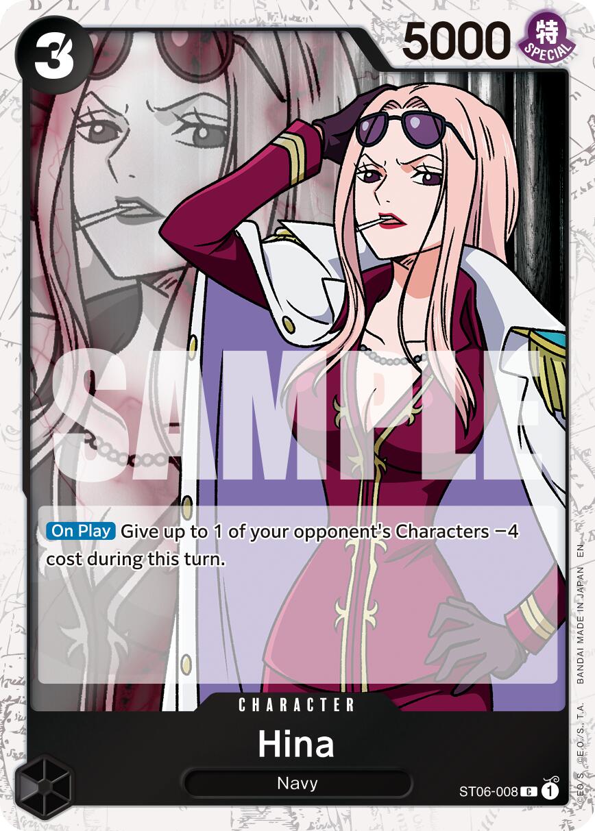 One Piece Card Game: Hina (Pirate Foil) card image