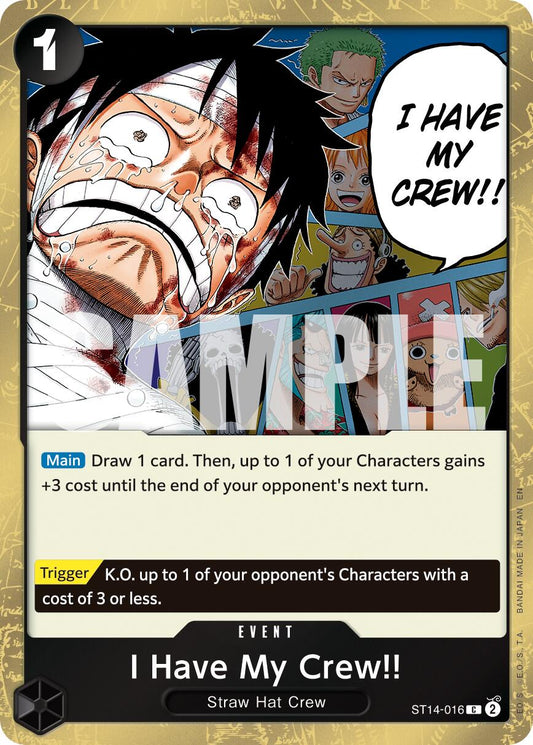 One Piece Card Game: I Have My Crew!! (Pirate Foil) card image