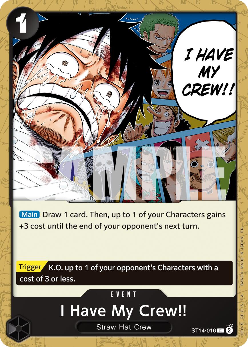 One Piece Card Game: I Have My Crew!! (Reprint) card image