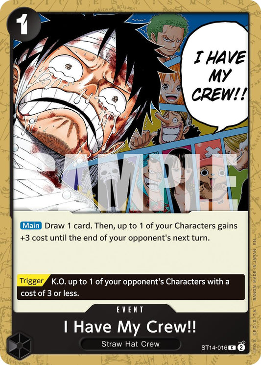 One Piece Card Game: I Have My Crew!! (Reprint) card image