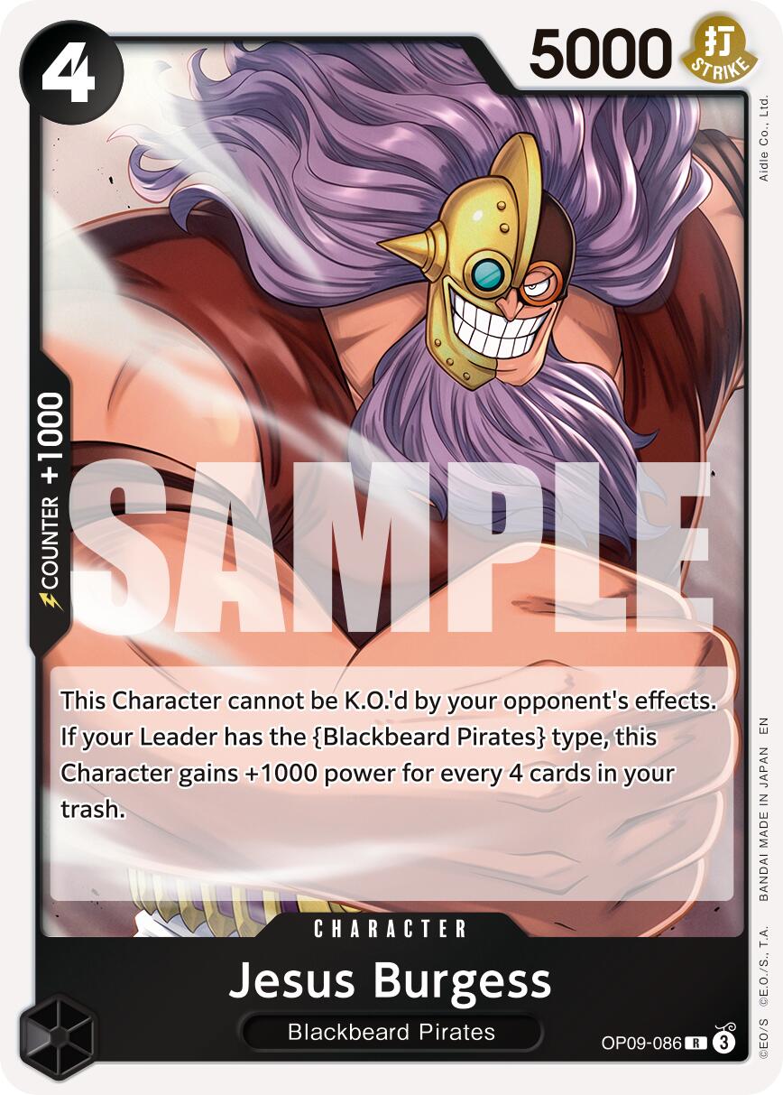 One Piece Card Game: Jesus Burgess (Reprint) card image
