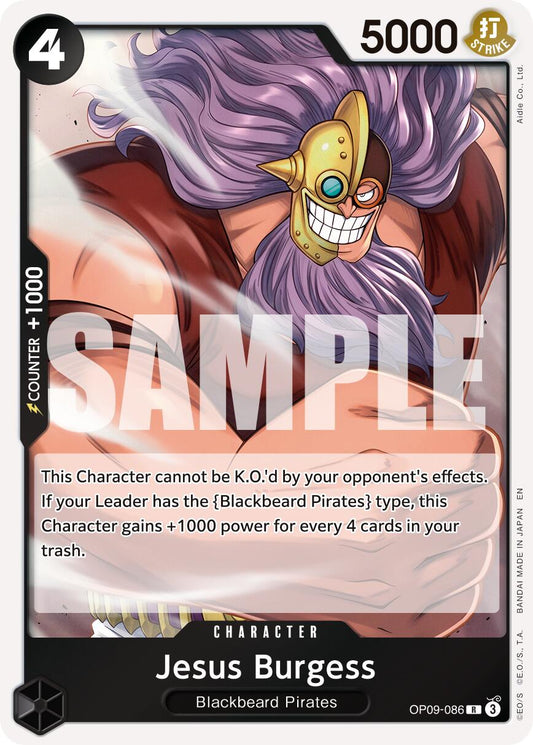 One Piece Card Game: Jesus Burgess (Reprint) card image