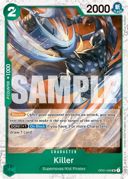 One Piece Card Game: Killer (Pirate Foil) card image