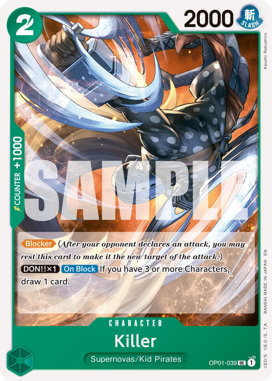 One Piece Card Game: Killer (Reprint) card image