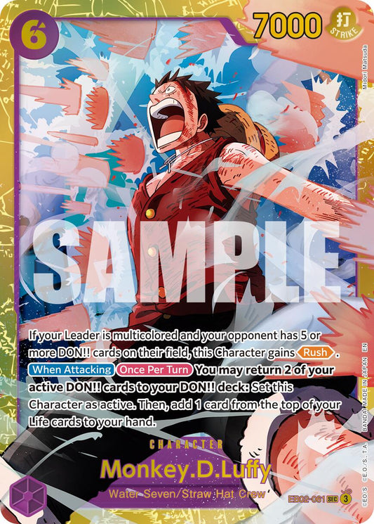 One Piece Card Game: Monkey.D.Luffy - EB02-061 (Reprint) card image