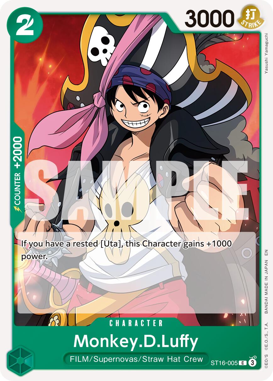 One Piece Card Game: Monkey.D.Luffy - ST16-005 (Reprint) card image