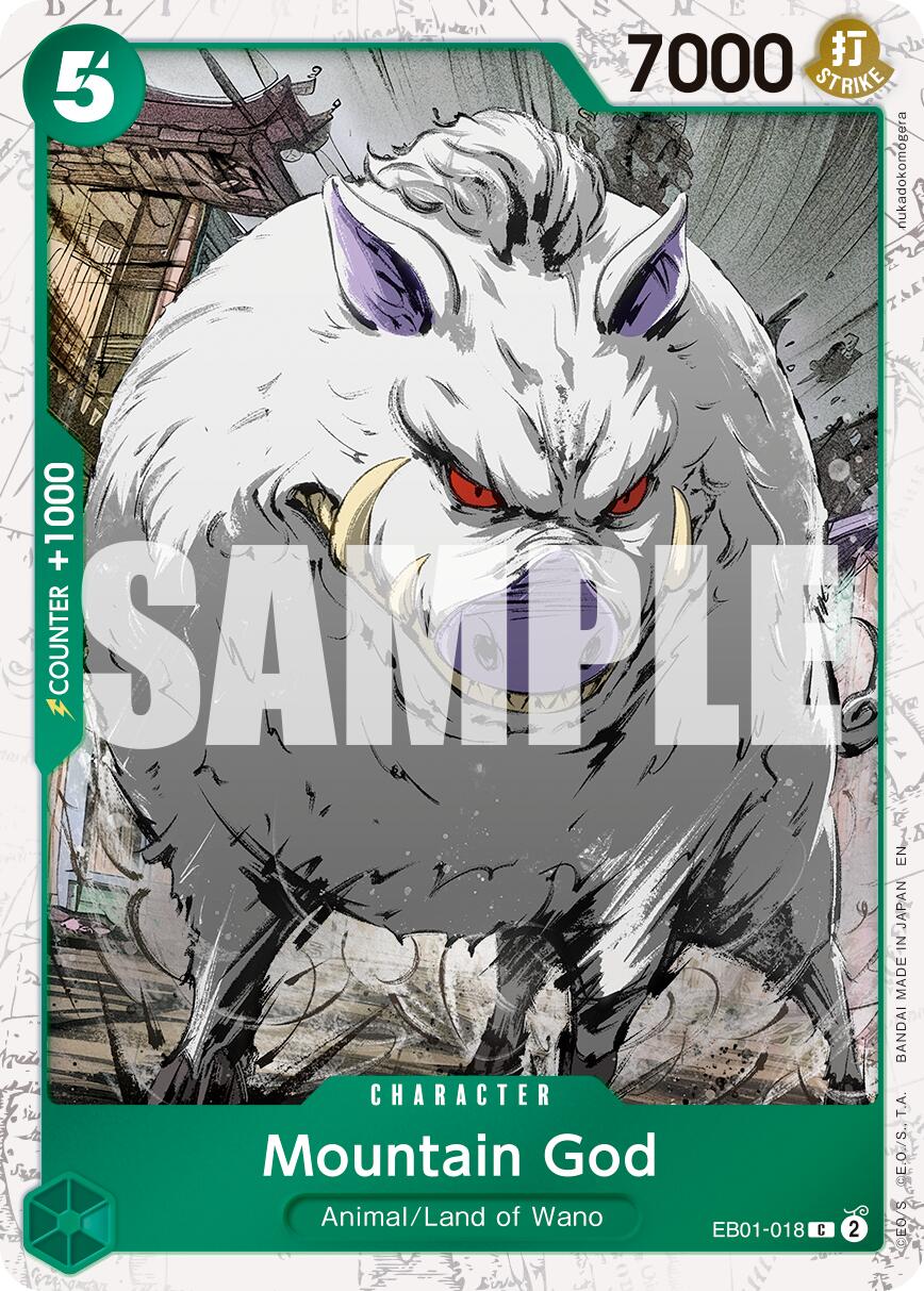 One Piece Card Game: Mountain God (Pirate Foil) card image