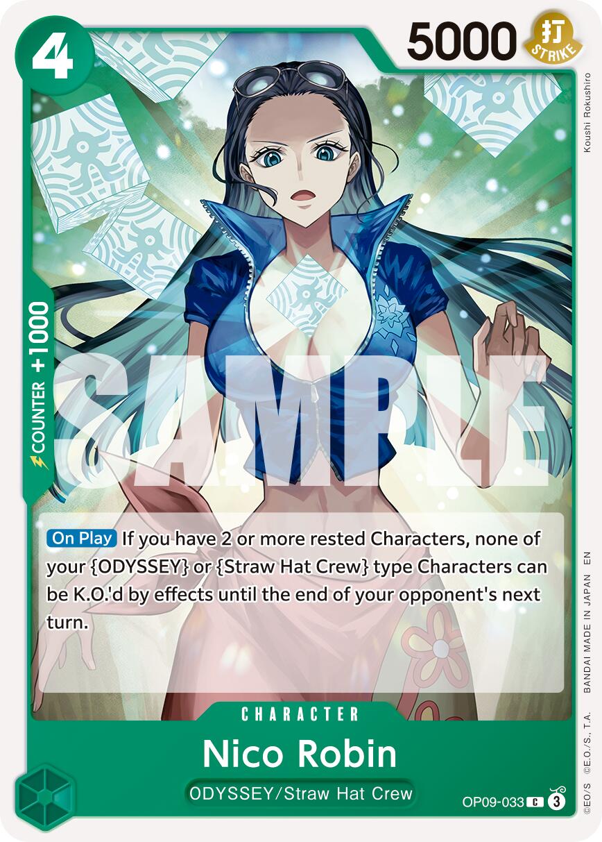 One Piece Card Game: Nico Robin - OP09-033 (Reprint) card image