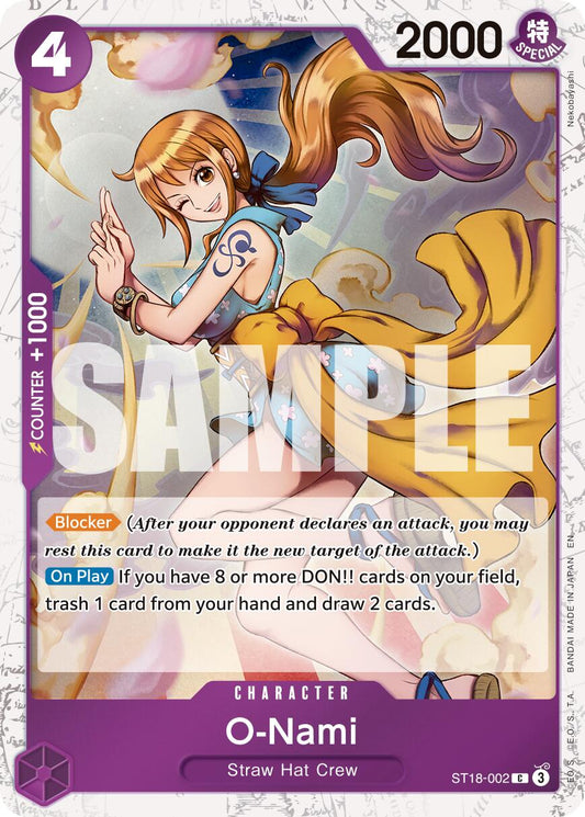 One Piece Card Game: O-Nami (Pirate Foil) card image