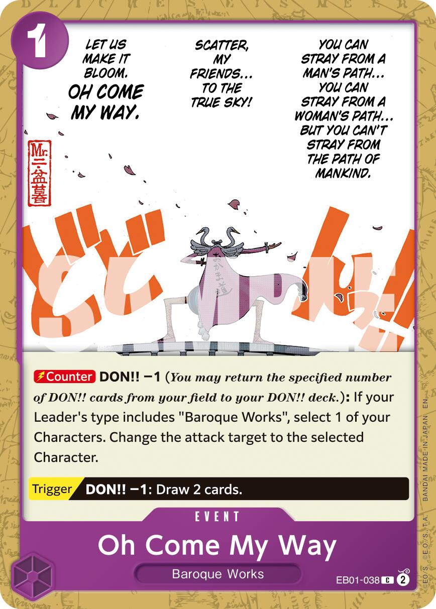 One Piece Card Game: Oh Come My Way (Reprint) card image