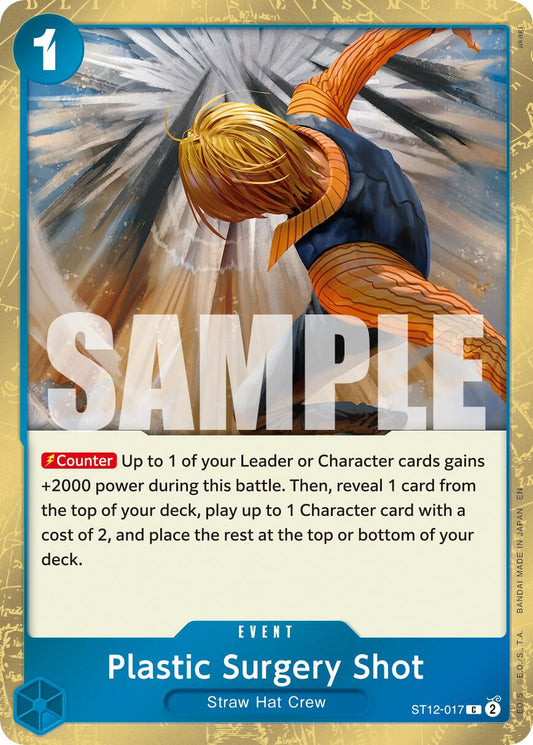 One Piece Card Game: Plastic Surgery Shot - ST12-017 (Pirate Foil) card image