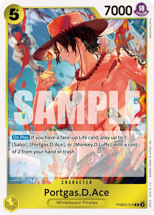 One Piece Card Game: Portgas.D.Ace - PRB02-018 card image