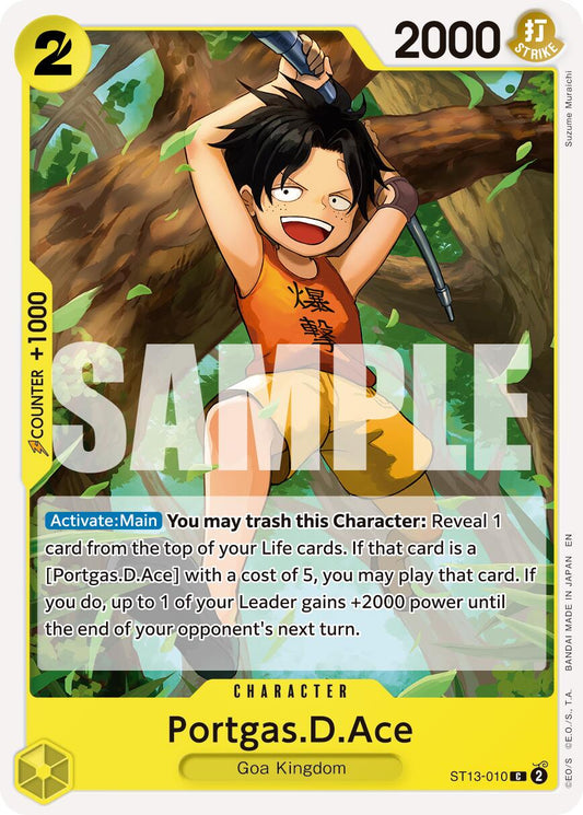 One Piece Card Game: Portgas.D.Ace - ST13-010 (Reprint) card image