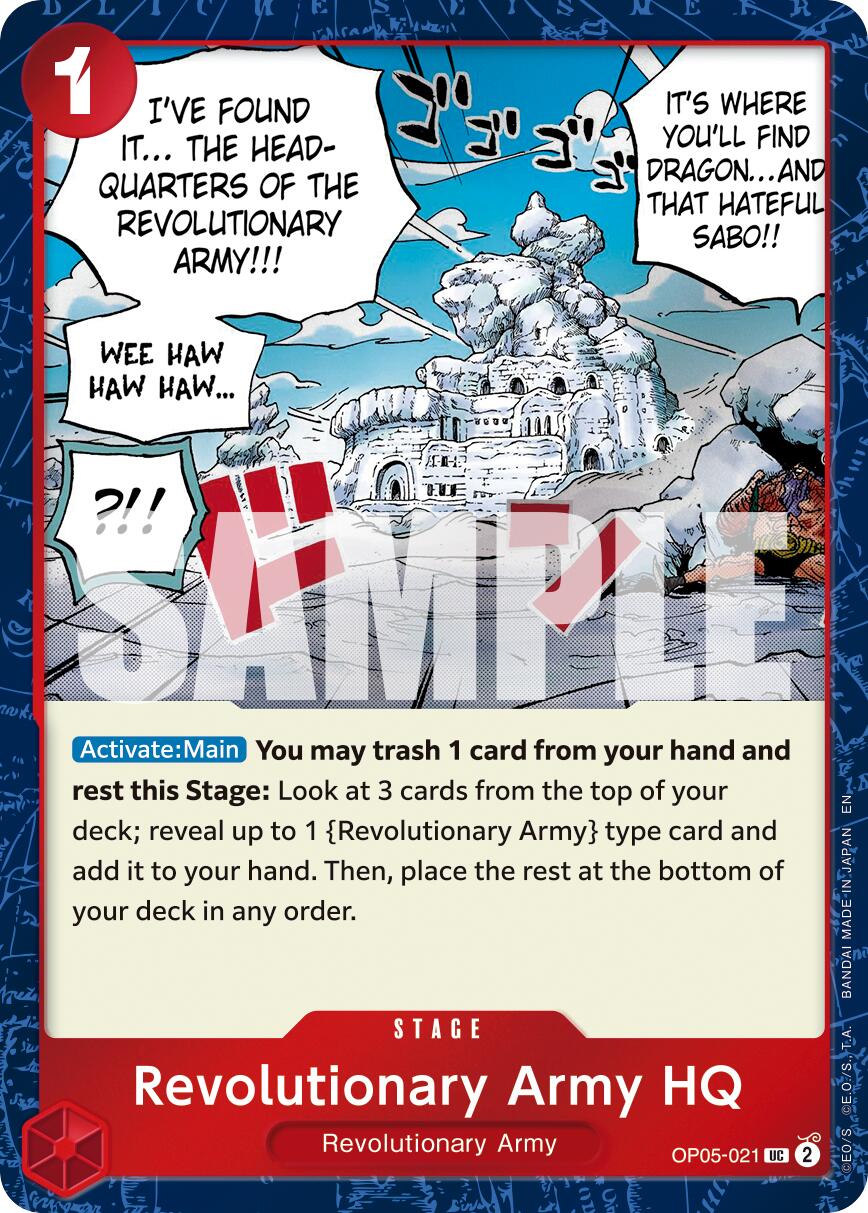One Piece Card Game: Revolutionary Army HQ (Pirate Foil) card image