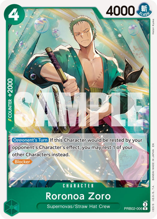 One Piece Card Game: Roronoa Zoro - PRB02-006 card image