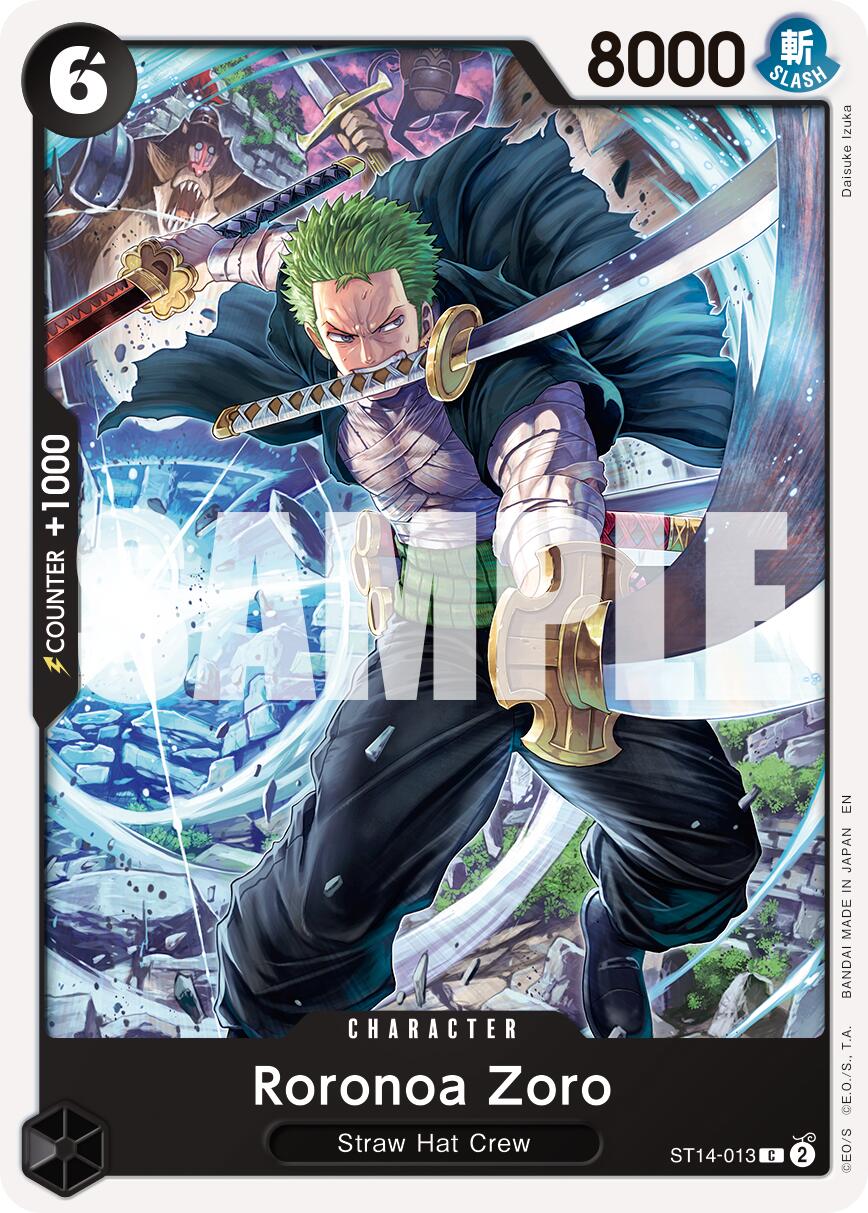 One Piece Card Game: Roronoa Zoro - ST14-013 (Reprint) card image