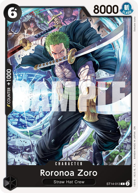 One Piece Card Game: Roronoa Zoro - ST14-013 (Reprint) card image