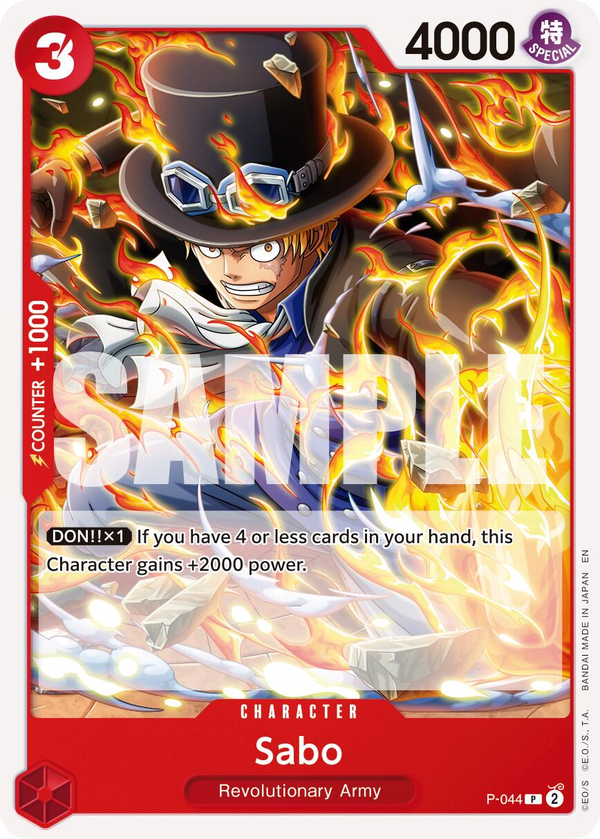 One Piece Card Game: Sabo - P-044 (Reprint) card image