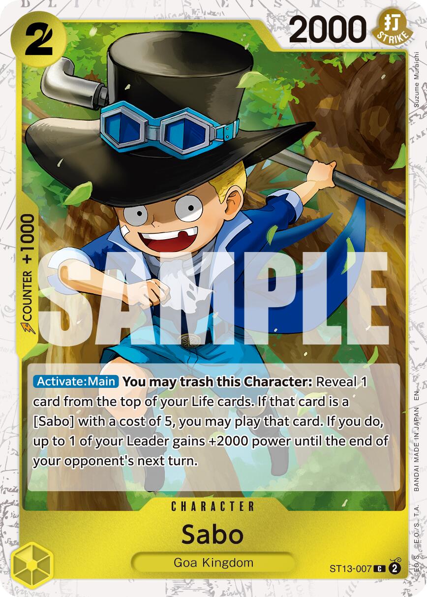 One Piece Card Game: Sabo - ST13-007 (Pirate Foil) card image