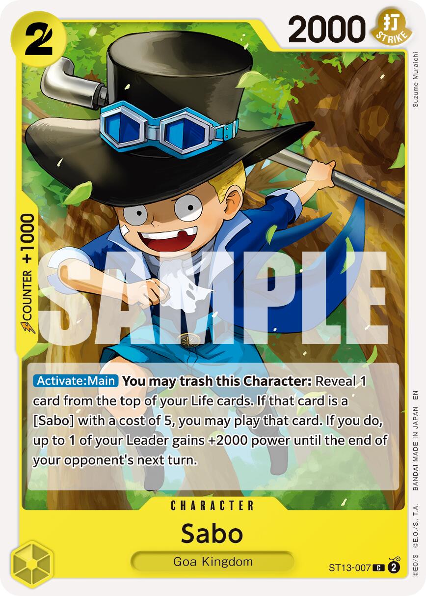 One Piece Card Game: Sabo - ST13-007 (Reprint) card image