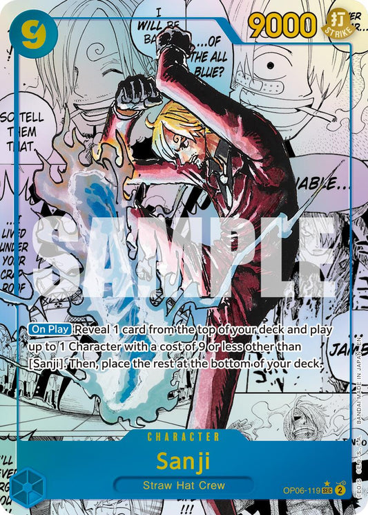 One Piece Card Game: Sanji - OP06-119 (Manga) card image
