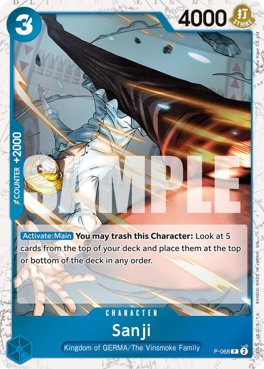 One Piece Card Game: Sanji - P-068 (Pirate Foil) card image