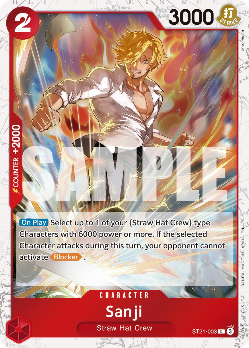 One Piece Card Game: Sanji - ST21-003 (Pirate Foil) card image