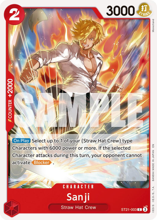 One Piece Card Game: Sanji - ST21-003 (Reprint) card image