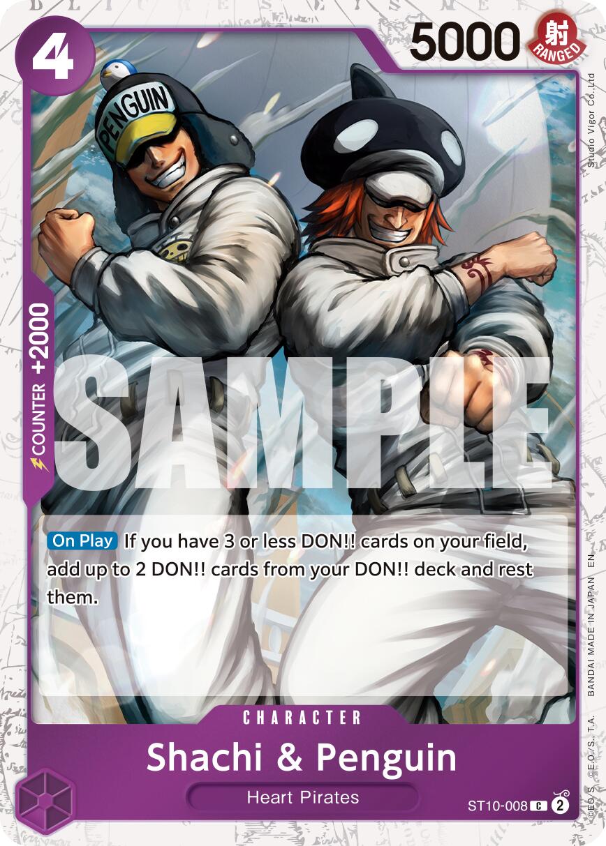 One Piece Card Game: Shachi & Penguin (Pirate Foil) card image