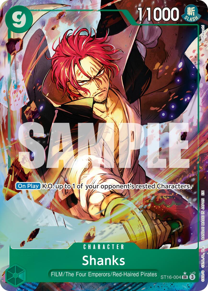 One Piece Card Game: Shanks - ST16-004 (Alternate Art) card image