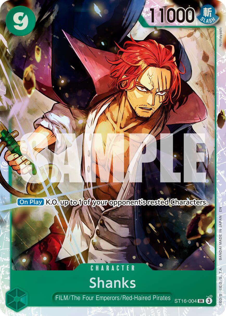 One Piece Card Game: Shanks - ST16-004 (Reprint) card image