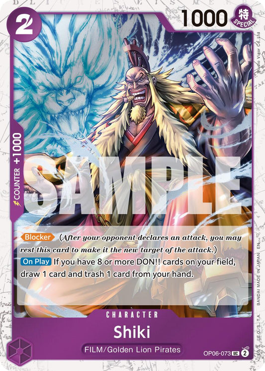 One Piece Card Game: Shiki (Pirate Foil) card image
