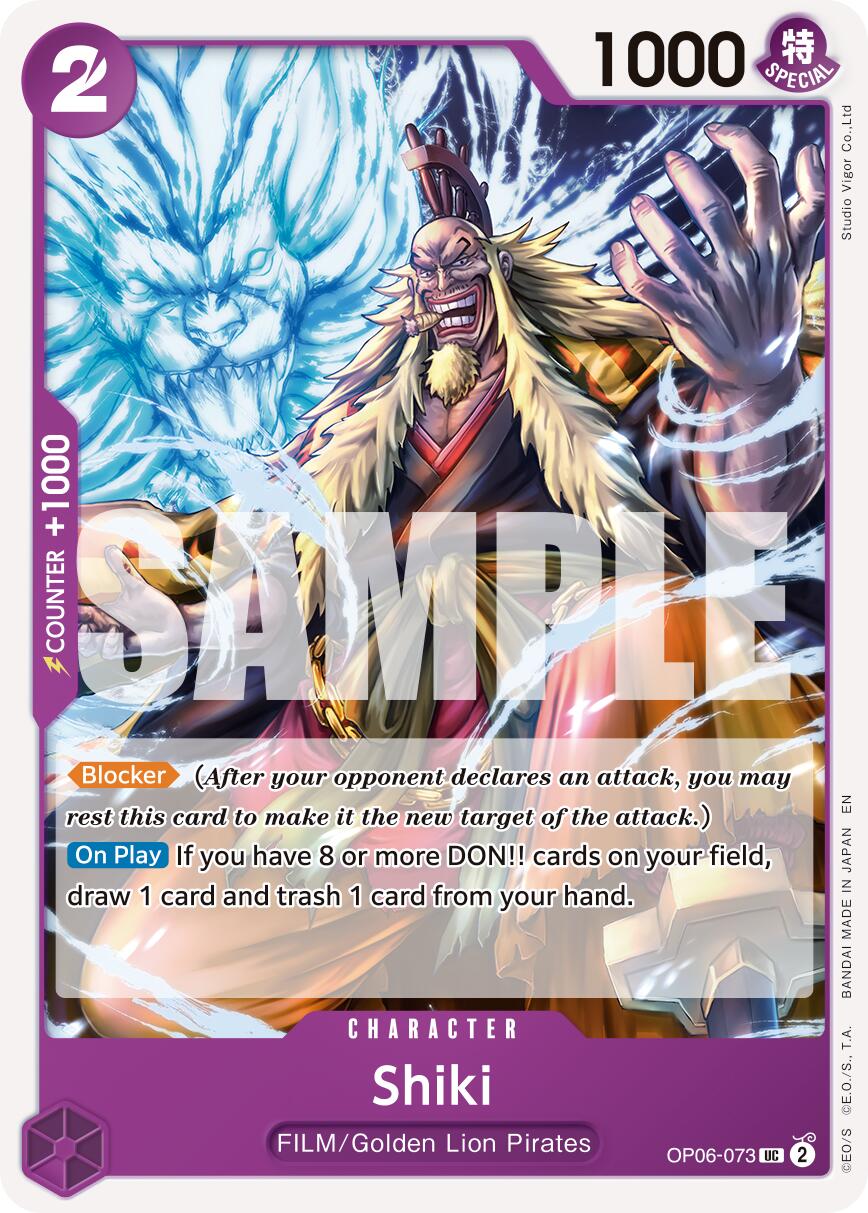 One Piece Card Game: Shiki (Reprint) card image