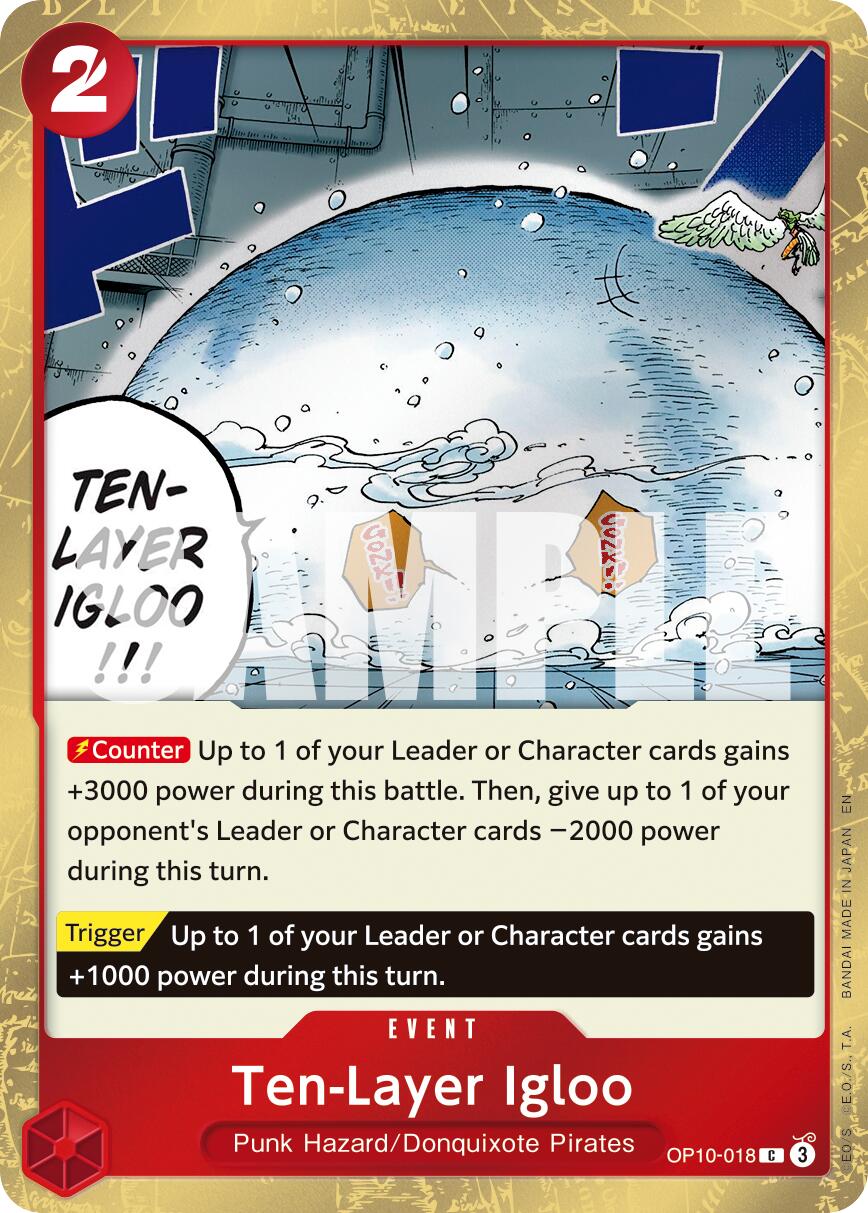 One Piece Card Game: Ten-Layer Igloo (Pirate Foil) card image