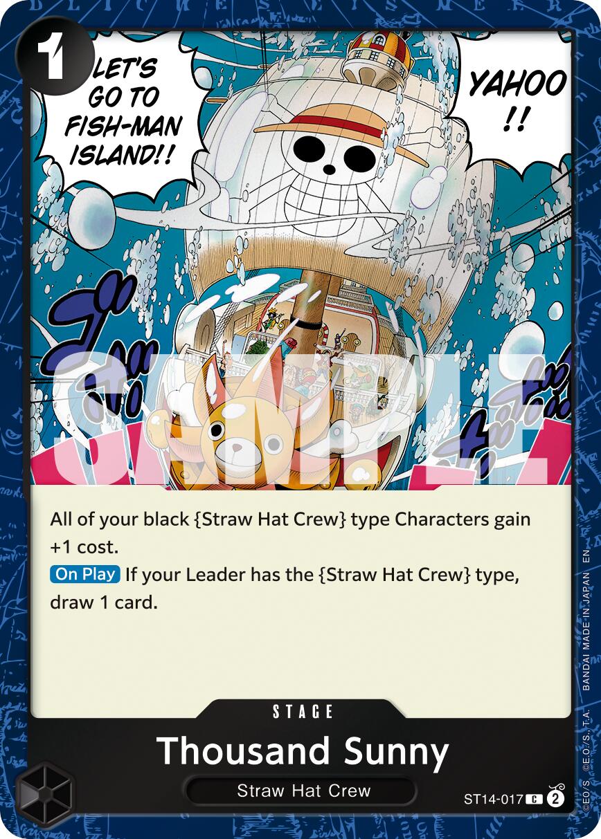 One Piece Card Game: Thousand Sunny (Pirate Foil) card image
